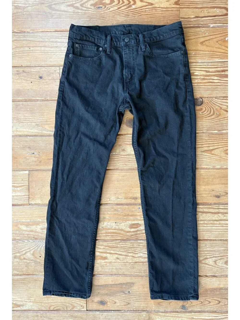 Levi's 511 Men's Slim Fit Black Jeans Stretch Denim W34 L30